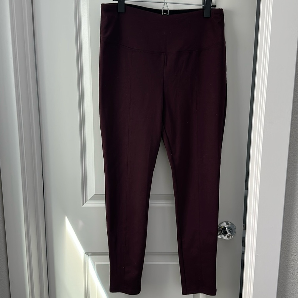 Apt. 9 Maroon Leggings Size L
